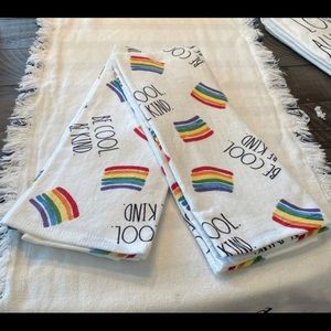 Raw Dunn Be Cool Be Kind kitchen towels